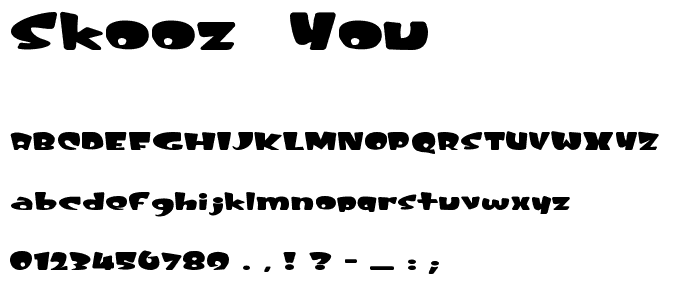 Skooz_ you font